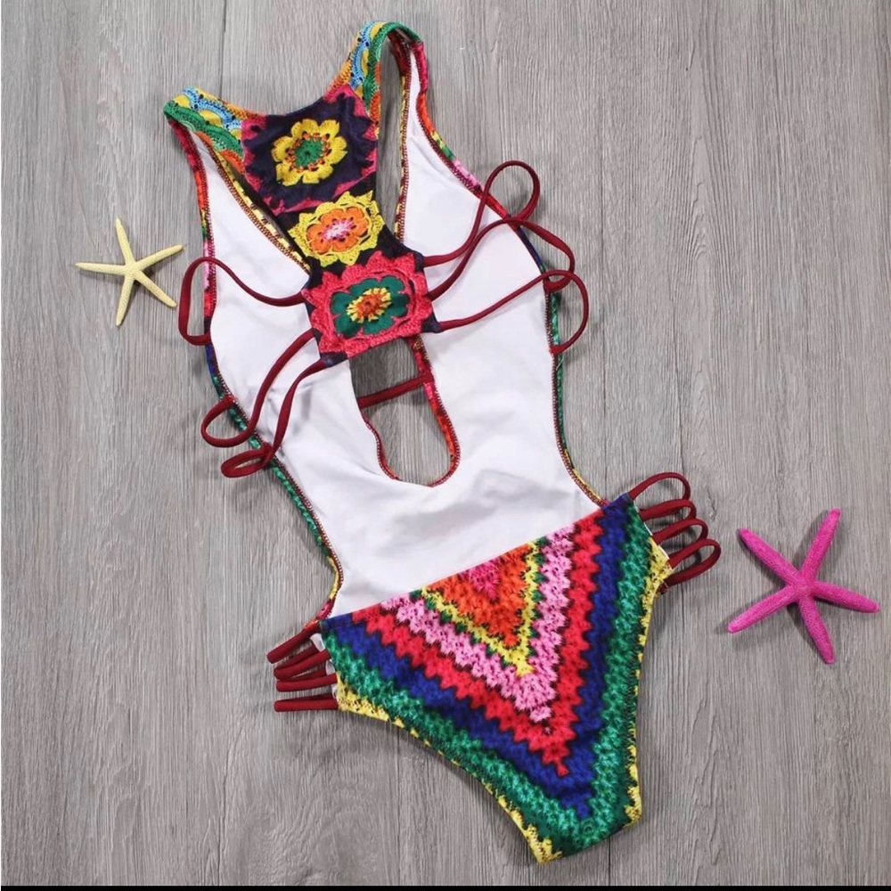 Monokini size M, colorful, brand new, never worn. - Picture 4 of 6